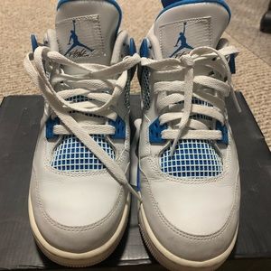 AIR JORDAN 4 RETRO GS 'MILITARY BLUE' 2012